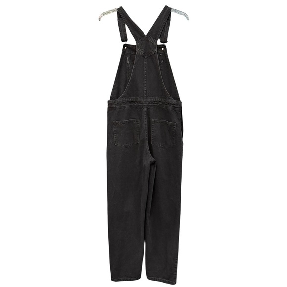 ASOS Design Black Denim Overalls Women’s US 6 - Picture 2 of 5